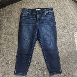 KanCan Dark Blue Women's Skinny Jeans Size 14